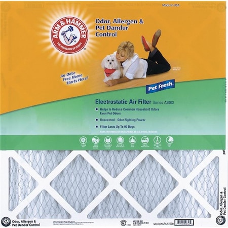 Arm And Hammer KA16X20X1 16 X 20 X 1 Arm And Hammer Air Filter Pack Of 2